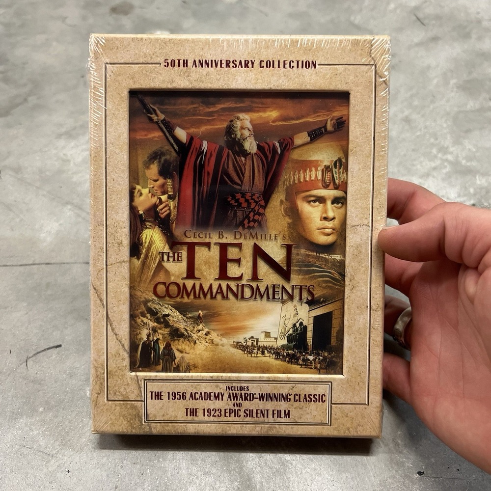 The Ten Commandments - 50th Anniversary Collection (DVD, 2006, 3-Disc Set) NEW